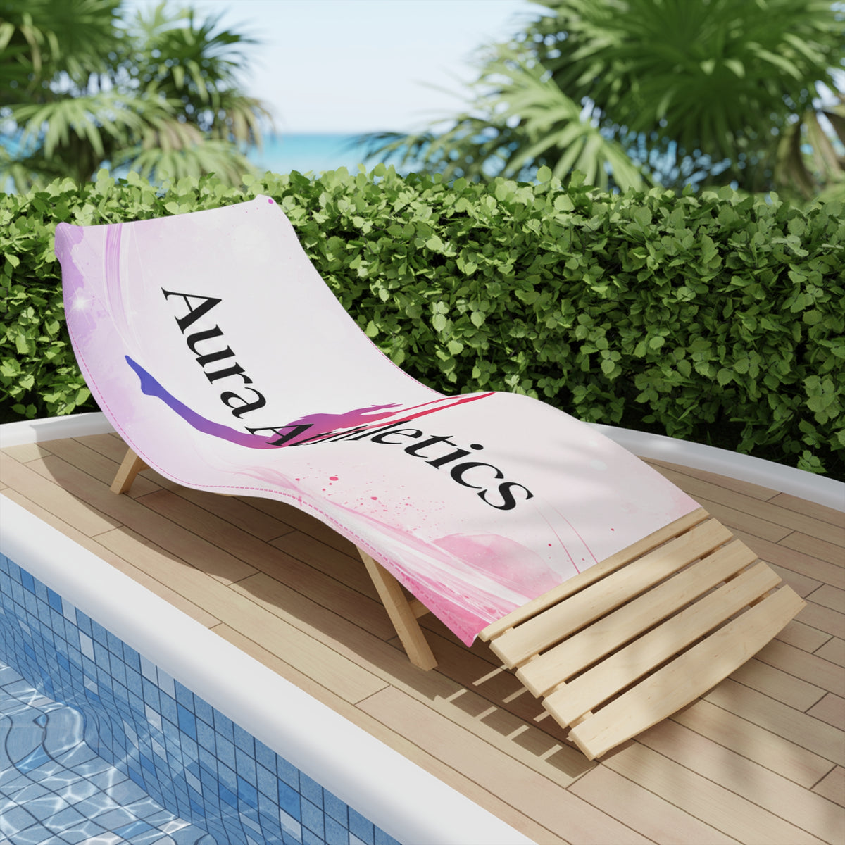 Aura Athletics Logo - Beach Towel
