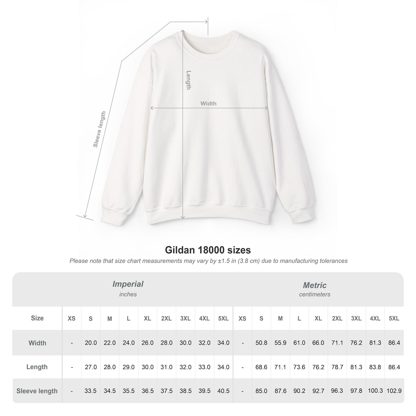 Warrior Built - Heavy Blend Sweatshirt - Unisex Crewneck