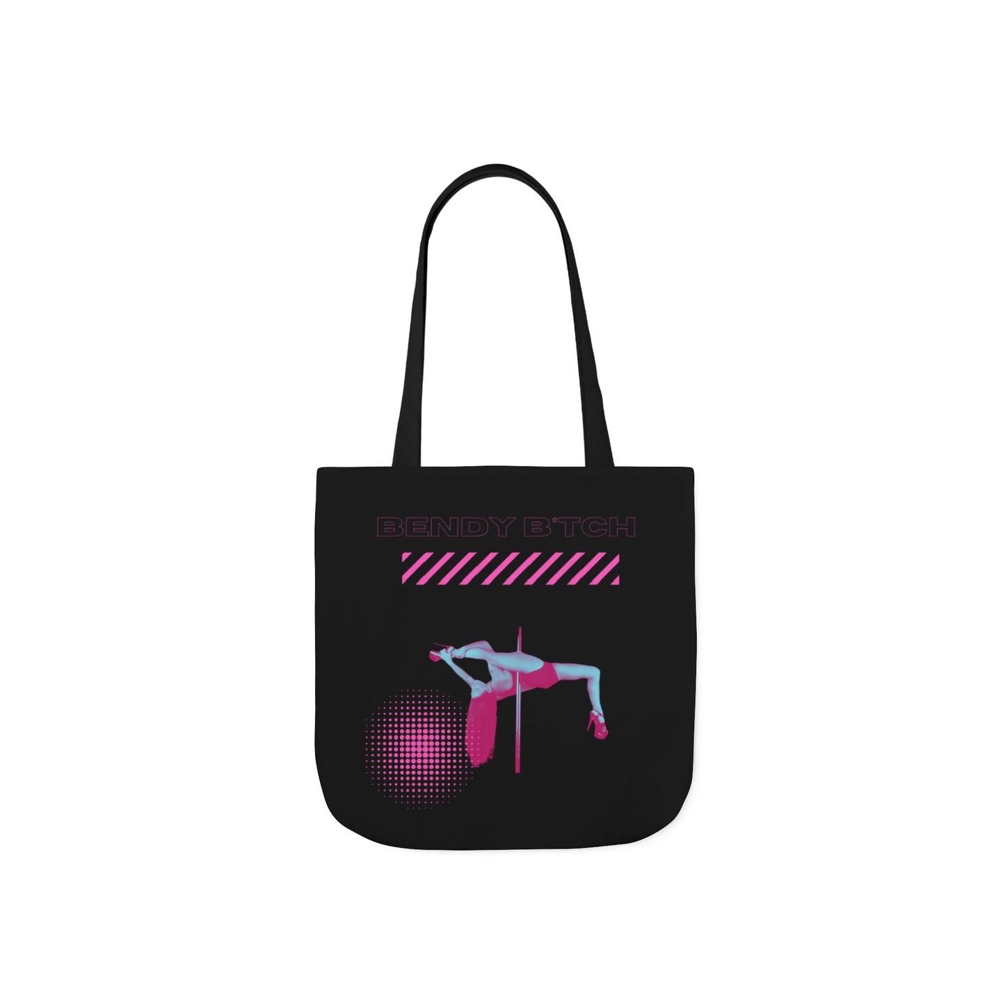 'Bendy Bitch' Canvas Tote Bag