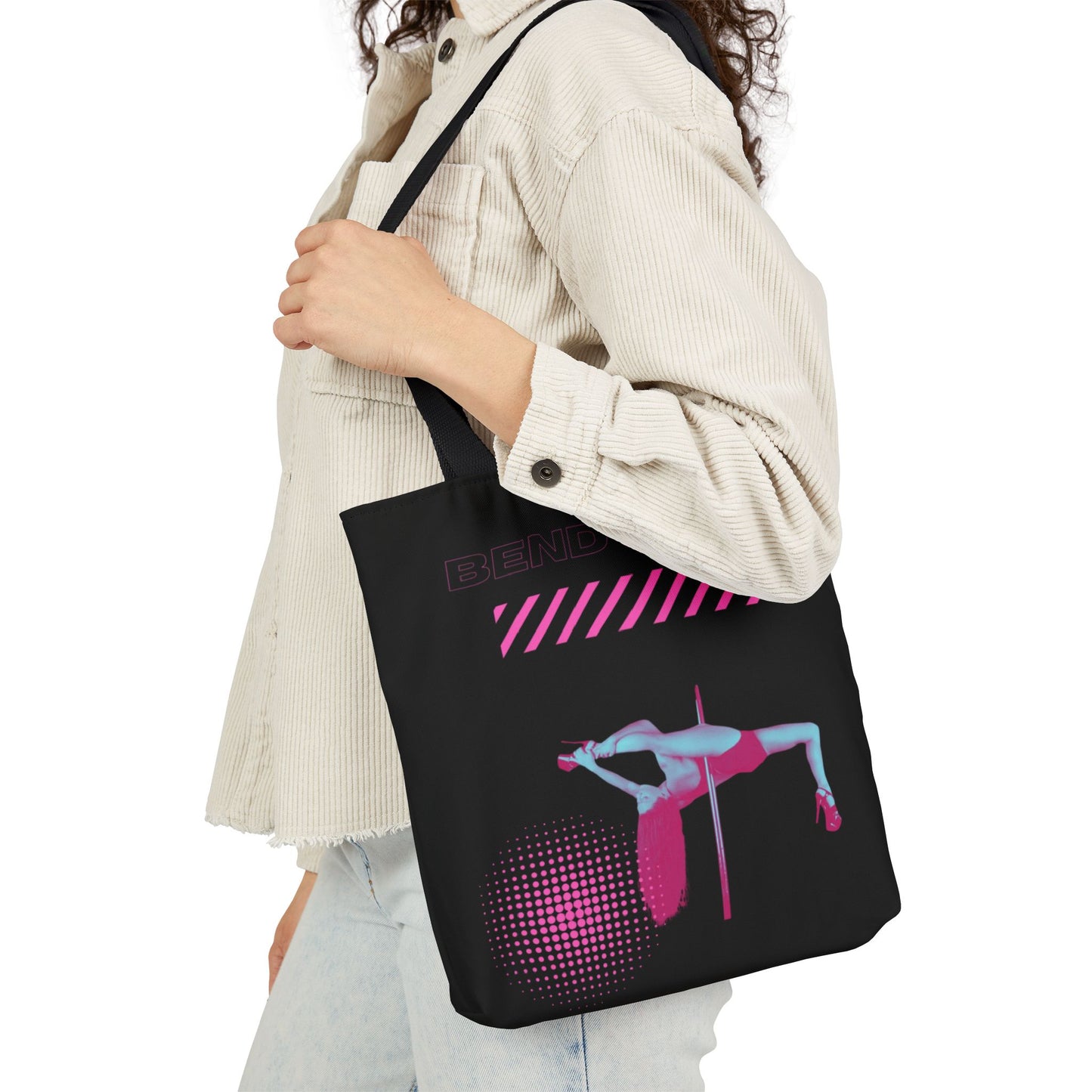 'Bendy Bitch' Canvas Tote Bag