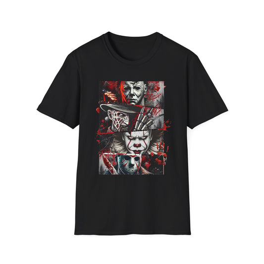 Horror Icons Collage T-Shirt